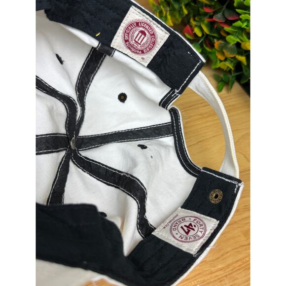 Texas Tech Red Raiders NCAA 47 Brand Adjustable Hat White Red Black Bred GUC - Picture 12 of 12